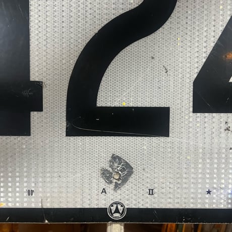 Vintage PENNSYLVANIA州道 424 道路標識 看板 18-178