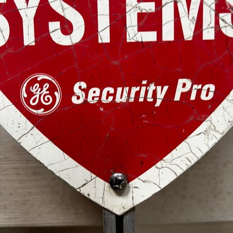 Vintage GE Security SIGN 19-237