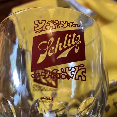 Schlitz 　シュリッツ ビール　ヴィンテージ　グラス　15-123-4
