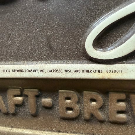 Vintage Blatz Beer 3Dウォールサイン 16-296