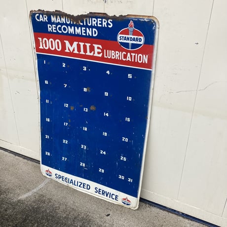 STANDARD OIL　ヴィンテージ　看板　14-212