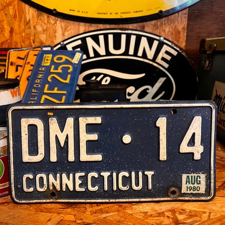 Vintage License Plate コネチカット州 19-107-9