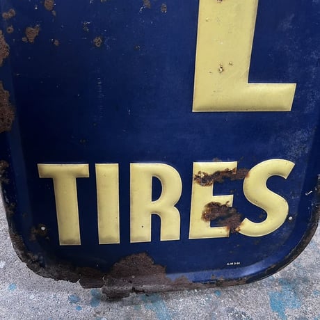 ヴィンテージ　US ROYAL TIRES SIGN　16-263