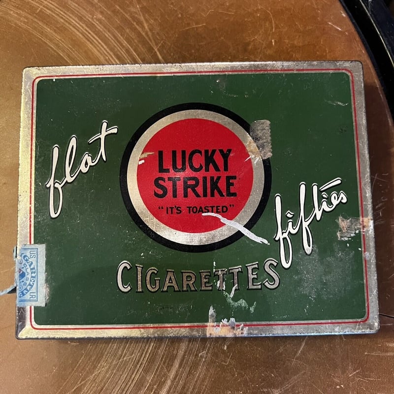 LUCKY STRIKE ヴィンテージ タバコ缶 16-2-19 | BigBear Onli...