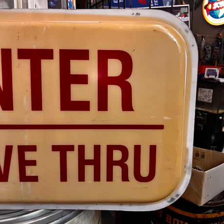 Vintage DairyQueen DRIVETHRU sign 20-408