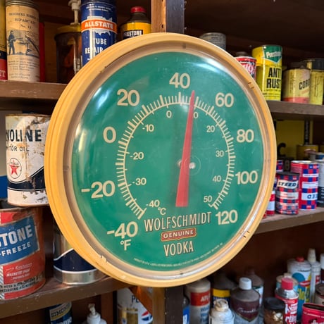 Vintage WOLFSCHMIDT VODKA サーモメーター 21-19