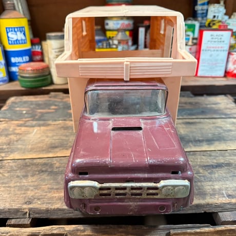 Vintage Buddy L Stables Horse Transport Trailer ミニカー 16-294