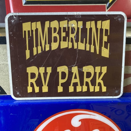 TIMBERLINE RV PARK × LA TAPATIA　ヴィンテージ　両面サイン　14-389-9