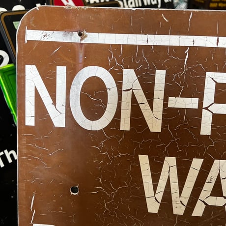 Vintage NON-POTABLEWATER Sign 17-246