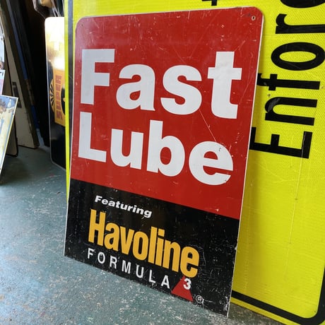 Havoline ヴィンテージ　両面看板　13-316