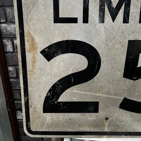 ヴィンテージ　SPEED LIMIT 25 ロードサイン　16-501-15