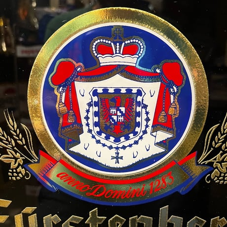 Vintage Furstenberg ドイツビール パブミラー SIGN 18-275