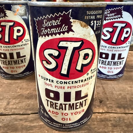 Vintage STP OIL CAN (中身入り) 3缶SET 17-77-17.20.22