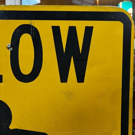 Vintage SLOW CHILDREN SIGN 19-112-2