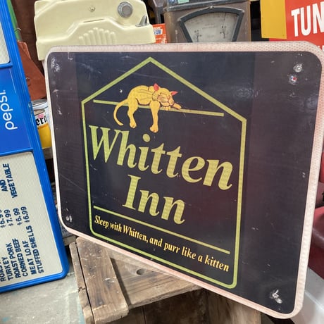 Kerbey Lane × Whitten Inn　ヴィンテージ　両面看板　14-389-14