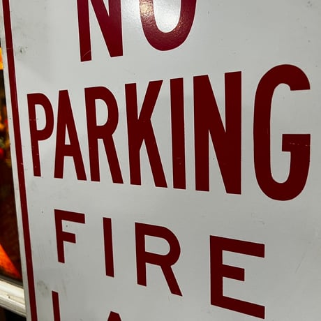 Vintage NO PARKING SIGN 18-31