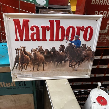 Marlboro　ヴィンテージ　看板　14-121