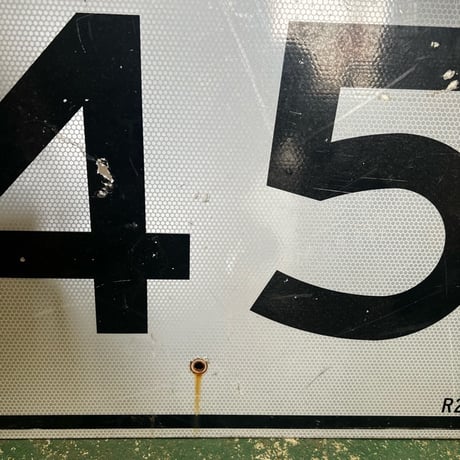 ヴィンテージ　ロードサイン　道路標識　16-344