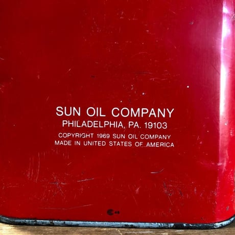 SUNOCO Diamond MOTOR OIL ヴィンテージ オイル缶 1960s