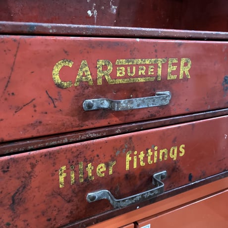 CARTER CARBURETER　ヴィンテージ　キャビネット　12-42