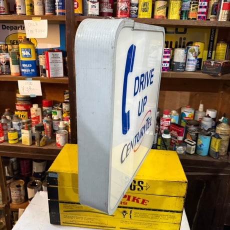 Vintage CENTRYTEL ライトアップ両面看板 15-173