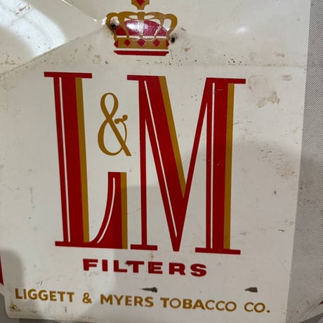 Vintage L&M FILTERS 看板 18-118