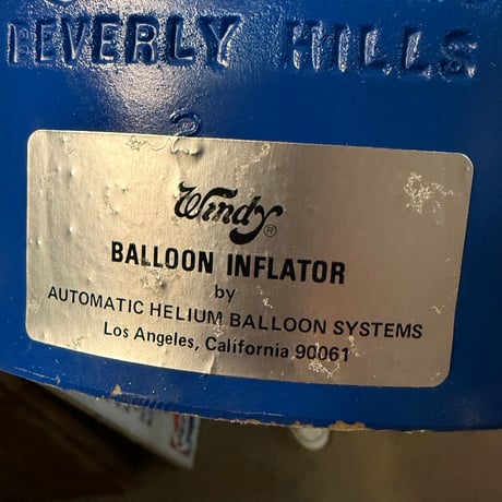 【美品】Vintage 1974's Mr WINDY HELIUM BALLON TANK HEAD 19-313