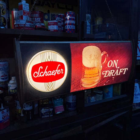 Vintage  Schaefer Beer ライトサイン 17-327