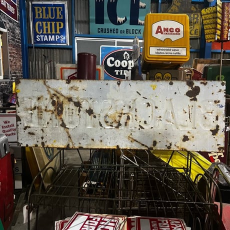 Vintage Waitt&Bond.Inc（葉巻メーカー) BLACKSTONE ENAMEL SIGN 17-274