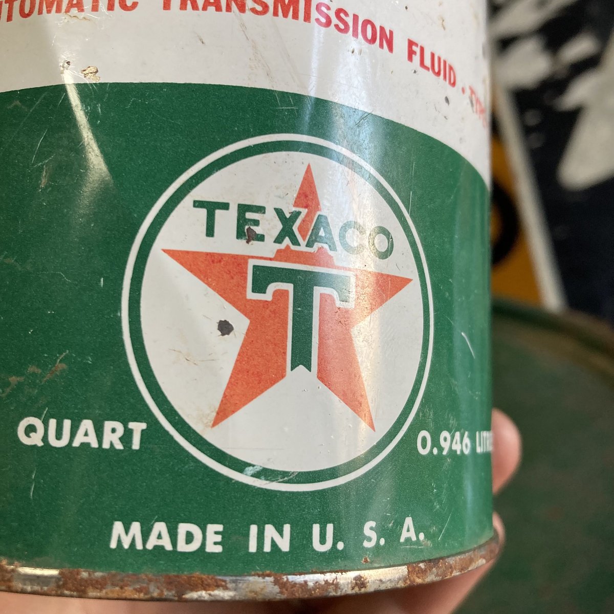 ビンテージ　テキサコ　オイル缶 TEXACO テキサコ ヴィンテージ オイル缶 16-s-3-4 | BigBear Onli