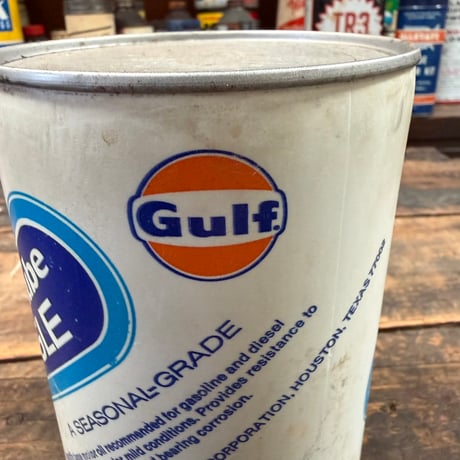 Vintage Gulflube SINGLE オイル缶 16-c-91