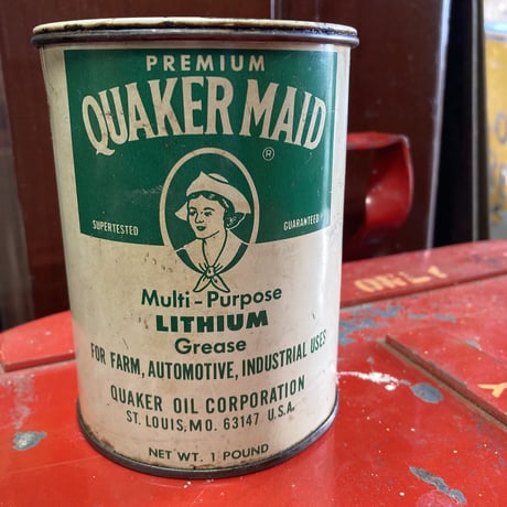 QUAKER MAID　ヴィンテージ　グリース缶　14-251