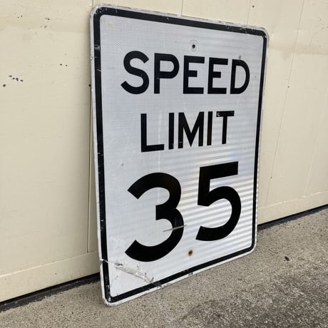 ヴィンテージ　ロードサイン　道路標識　14-62-29