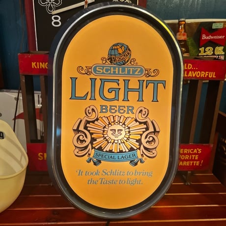Vintage SCHLITZ Beer Light 17ー334