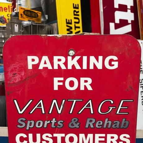 Vintage PARKING SIGN 19-105-13