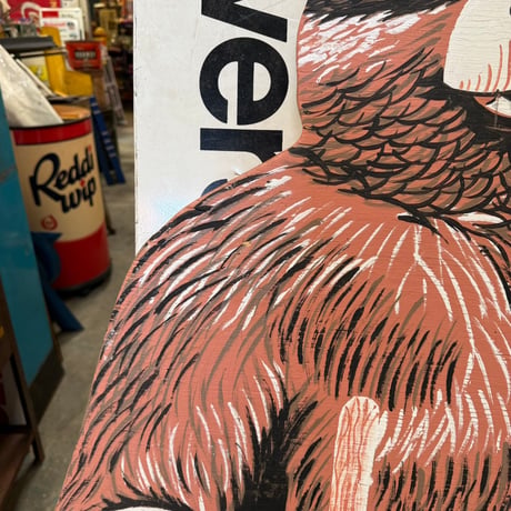 Vintage SMOKEY BEAR 木製看板 21-368