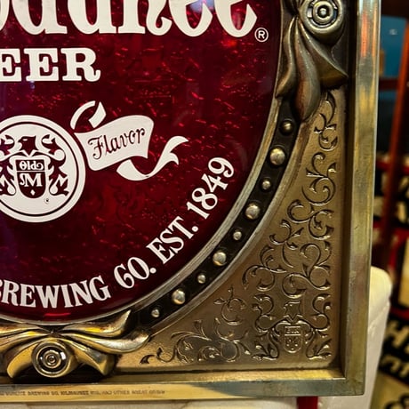 Vintage Old Milwaukee BEER SIGN　17-322