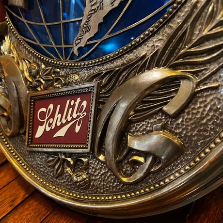 Vintage SCHLITZ Beer プラスチック看板 17-337