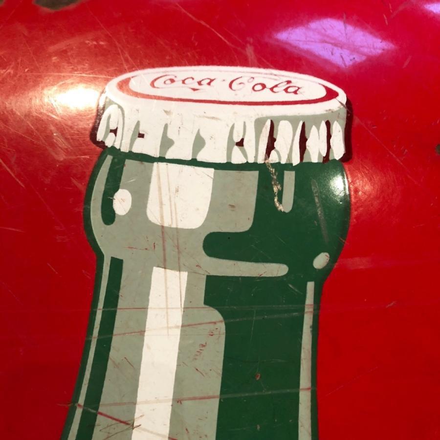 Coca-Cola コカ・コーラ ヴィンテージ ボタンサイン 看板 1950s Coca-Cola コカ・コーラ ヴィンテージ ボタンサイン 看板 1950s