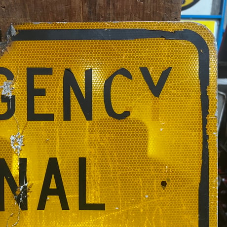Vintage ROADSIGN 18-227-73