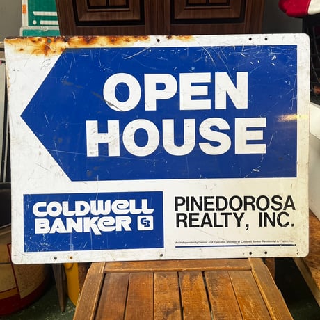 ヴィンテージ　OPEN HOUSE 不動産会社　看板　17-362-14