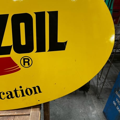 Vintage PENNZOIL 両面 看板 P-2