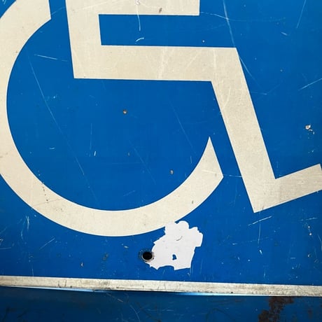 Vintage Handicapped 道路標識 10-s-127