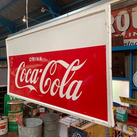 CocaーCola 1970s コカ・コーラ ヴィンテージ看板　(10)68