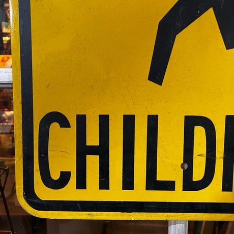 Vintage SLOW CHILDREN SIGN 19-112-2