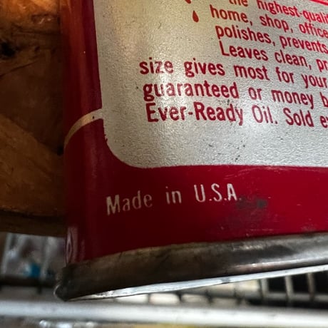 Vintage LIGHTER OIL CAN 16-c-48