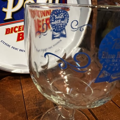 Vintage PABST BLUE RIBBON BEER GLASS 19-314-53
