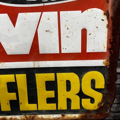 ヴィンテージ　Arvin MUFFLERS 　看板 16-83