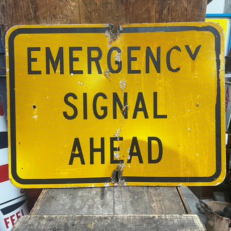 Vintage ROADSIGN 18-227-73