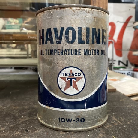 HAVOLINE　ヴィンテージ　オイル缶　16-s-3-11